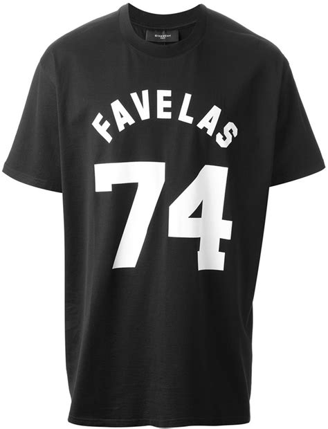 tee shirt favelas givenchy|Givenchy Favelas 74 T.